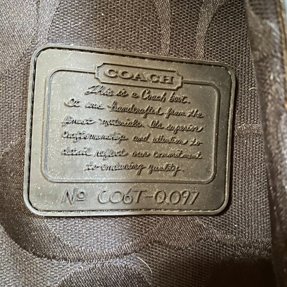 Vintage Coach Rain Boots Worn only Once! - Picture 3 of 6